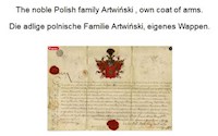 The noble Polish family Artwinski. Die adlige polnische Familie Artwinski. - Werner Zurek - E-Book
