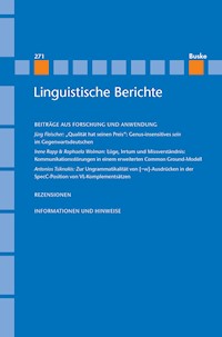 Linguistische Berichte Heft 271 -  - E-Book