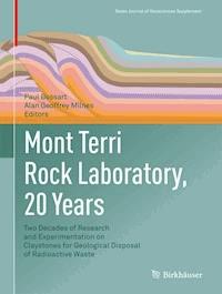 Mont Terri Rock Laboratory, 20 Years - - E-Book