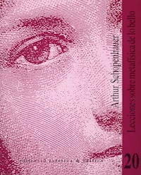 Lecciones sobre metafísica de lo bello - Arthur Schopenhauer - E-Book