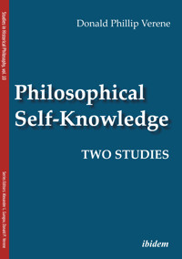 Philosophical Self-Knowledge - Donald Phillip Verene - E-Book