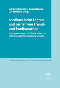 Feedback beim Lehren und Lernen von Fremd- und Zweitsprachen -  - E-Book