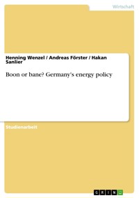 Boon or bane? Germany's energy policy - Henning Wenzel - E-Book