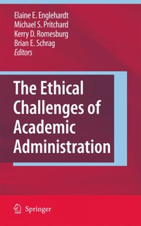 The Ethical Challenges of Academic Administration -  - E-Book
