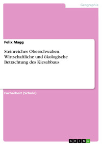 Steinreiches Oberschwaben. Wirtschaftliche und ökologische Betrachtung des Kiesabbaus - Felix Magg - E-Book