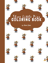 The Three Little Pigs Coloring Book for Kids Ages 3+ (Printable Version) - Sheba Blake - E-Book