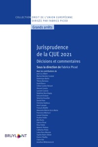 Jurisprudence de la CJUE 2021 -  - E-Book