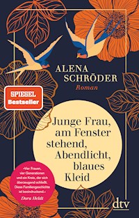 Junge Frau, am Fenster stehend, Abendlicht, blaues Kleid - Alena Schröder - E-Book
