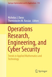 Operations Research, Engineering, and Cyber Security -  - E-Book