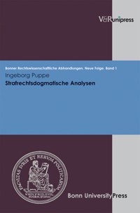 Strafrechtsdogmatische Analysen - Ingeborg Puppe - E-Book