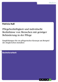 Pflegebedürftigkeit und individuelle Bedürfnisse von Menschen mit geistiger Behinderung in der Pflege - Patricia Huß - E-Book