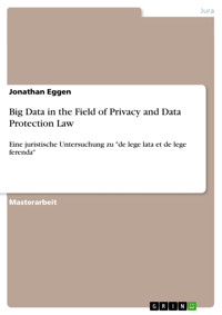 Big Data in the Field of Privacy and Data Protection Law - Jonathan Eggen - E-Book