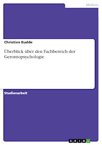 Überblick über den Fachbereich der Gerontopsychologie - Christien Budde - E-Book