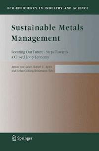 Sustainable Metals Management -  - E-Book