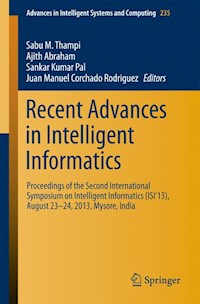 Recent Advances in Intelligent Informatics -  - E-Book