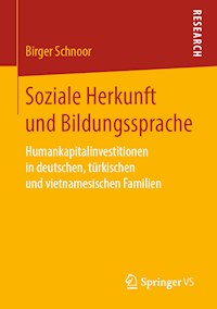 Soziale Herkunft und Bildungssprache - Birger Schnoor - E-Book
