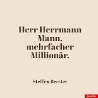 Herr Herrmann Mann, mehrfacher Millionär. - Steffen Berster - E-Book
