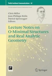 Lecture Notes on O-Minimal Structures and Real Analytic Geometry -  - E-Book