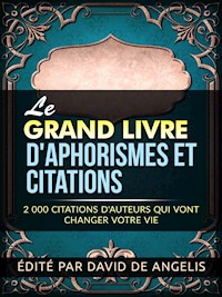 Le Grand Livre  d'Aphorismes et citations (Traduit) - David De Angelis - E-Book