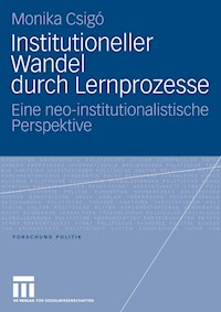 Institutioneller Wandel durch Lernprozesse - Monika Csigó - E-Book