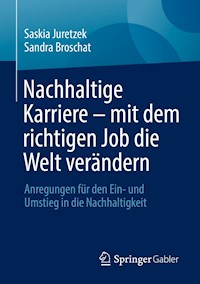 Nachhaltige Karriere – mit dem richtigen Job die Welt verändern - Saskia Juretzek - E-Book