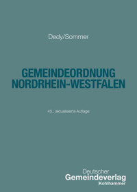 Gemeindeordnung Nordrhein-Westfalen -  - E-Book