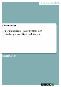 Die Paschtunen - das Problem der Gründung eines Nationalstaates - Oliver Kneip - E-Book