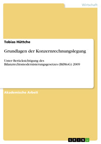 Grundlagen der Konzernrechnungslegung - Tobias Hüttche - kostenlos E-Book