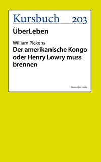 Der amerikanische Kongo oder Henry Lowry muss brennen - William Pickens - E-Book
