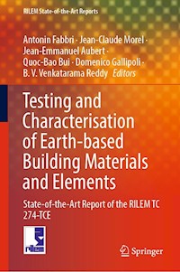 Testing and Characterisation of Earth-based Building Materials and Elements -  - E-Book