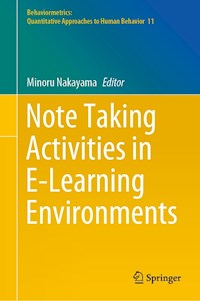Note Taking Activities in E-Learning Environments -  - E-Book