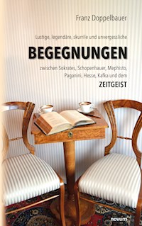 Lustige, legendäre, skurrile und unvergessliche BEGEGNUNGEN zwischen Sokrates, Schopenhauer, Mephisto, Paganini, Hesse, Kafka und dem Zeitgeist - Franz Doppelbauer - E-Book