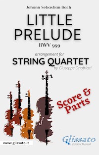 Little prelude in C minor - String Quartet (parts & score) - Giuseppe Onofrietti - E-Book