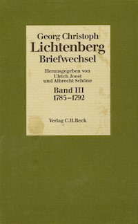 Lichtenberg Briefwechsel  Bd. 3: 1785-1792 - Georg Christoph Lichtenberg - E-Book