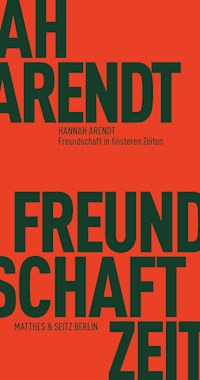 Freundschaft in finsteren Zeiten - Hannah Arendt - E-Book