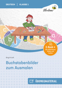Buchstabenbilder zum Ausmalen - Birgit Kraft - E-Book