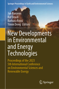 New Developments in Environmental and Energy Technologies -  - E-Book