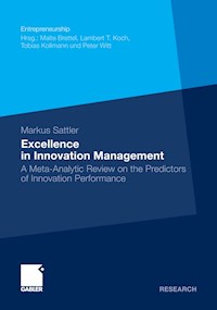 Excellence in Innovation Management - Markus Sattler - E-Book