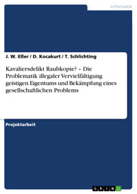 Kavaliersdelikt Raubkopie? – Die Problematik illegaler Vervielfältigung geistigen Eigentums und Bekämpfung eines gesellschaftlichen Problems - J. W. Eßer - E-Book