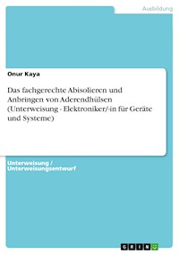 Das fachgerechte Abisolieren und Anbringen von Aderendhülsen (Unterweisung - Elektroniker/-in für Geräte und Systeme) - Onur Kaya - E-Book