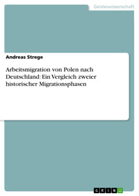 Arbeitsmigration von Polen nach Deutschland: Ein Vergleich zweier historischer Migrationsphasen - Andreas Strege - E-Book