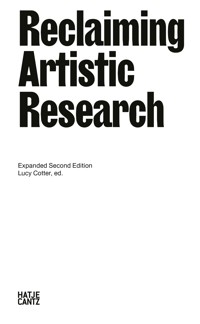 Reclaiming Artistic Research - Katayoun Arian - E-Book