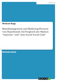 Brandmanagement und Marketing-Prozesse von Hypebrands. Ein Vergleich der Marken "Supreme" und "Anti Social Social Club" - Michael Rapp - E-Book