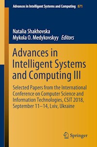 Advances in Intelligent Systems and Computing III -  - E-Book