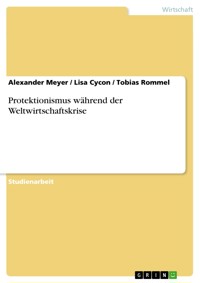 Protektionismus während der Weltwirtschaftskrise - Alexander  Meyer - E-Book