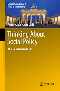 Thinking About Social Policy - Franz-Xaver Kaufmann - E-Book