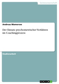 Der Einsatz psychometrischer Verfahren im Coachingprozess - Andreas Mamerow - E-Book