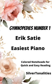 Gymnopedie Number 1 Easiest Piano Sheet Music with Colored Notation - SilverTonalities - E-Book