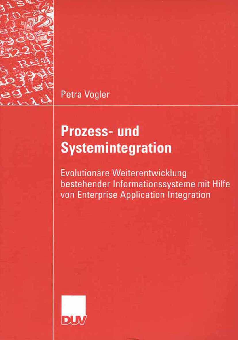 Prozess- und Systemintegration - Petra Vogler - E-Book