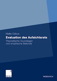 Evaluation des Aufsichtsrats - Malte Debus - E-Book